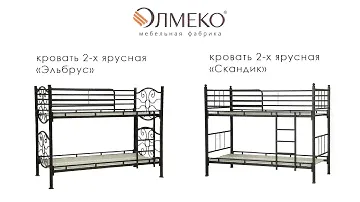 Двухъярусные кровати "Скандик" и "Эльбрус"