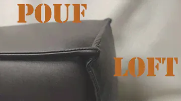 Пуф в лофт стиле, своими руками/Loft style pouf DIY
