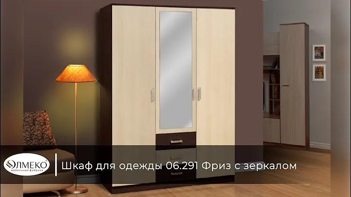 Шкаф для одежды 06.291 Фриз с зеркалом